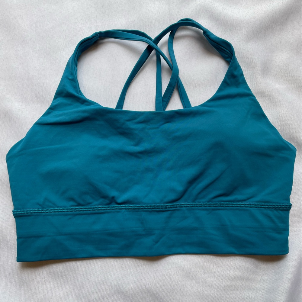 Lululemon Longline Energy Bra Teal Size 8